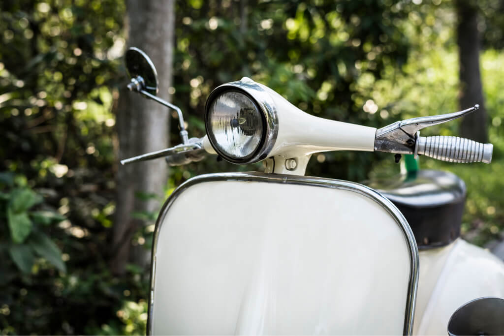 closeup of a classic vintage scooter 2021 08 27 00 04 47 utc 1